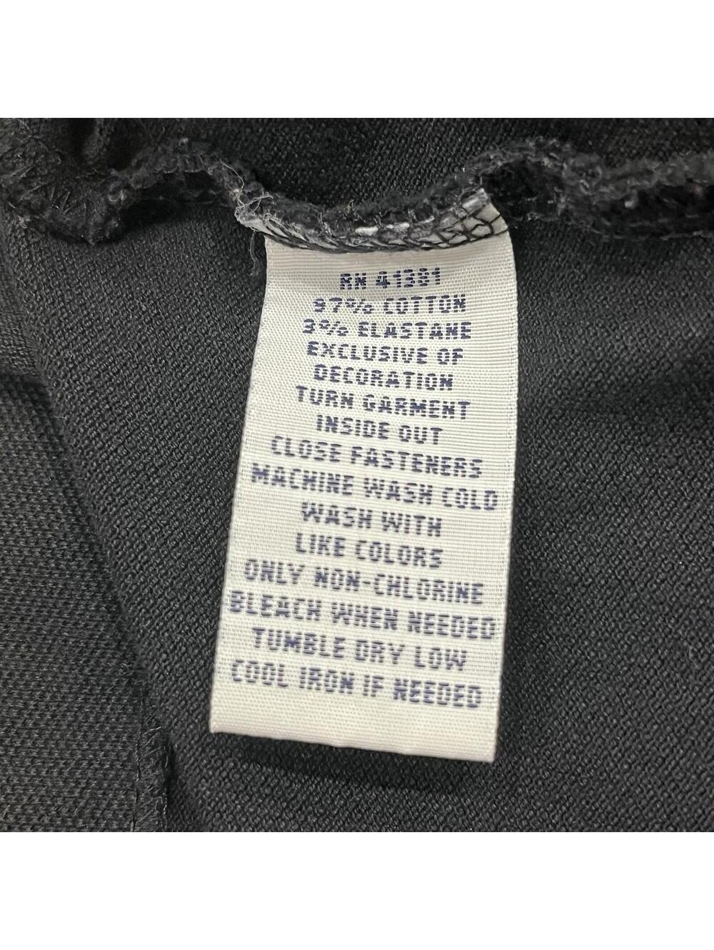 Polo Ralph Lauren Black Polo Shirt Men’s Medium Classic Fit Pony Logo Preppy - Picture 8 of 8